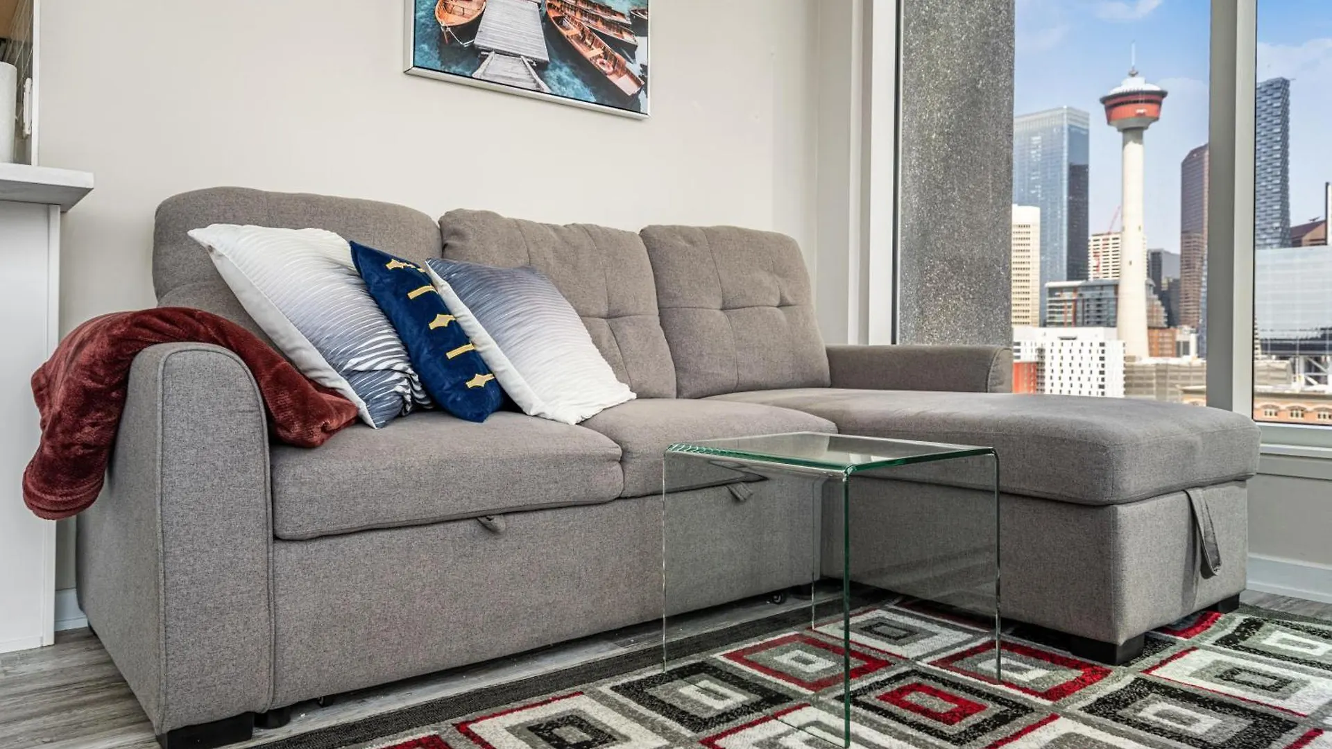 Apartment Chic 2Br Condo In Vibrant Downtown Calgary Canada